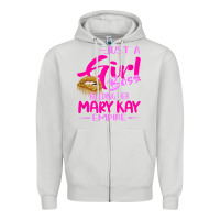 Dove Grey just a girl boss building her mary kay empire gift for women t shirt Zipper Hoodie - linhVisuals