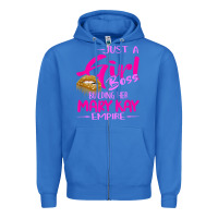 True Royal just a girl boss building her mary kay empire gift for women t shirt Zipper Hoodie - linhVisuals