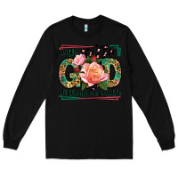 Black With god all things are possible leopard frame Long Sleeve Tee - LillyAllenDesigns