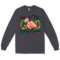Smoke With god all things are possible leopard frame Long Sleeve Tee - LillyAllenDesigns