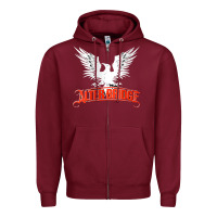 Burgundy alter bridge Zipper Hoodie - linhVisuals