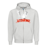 Dove Grey alter bridge Zipper Hoodie - linhVisuals
