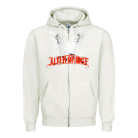 Oatmeal Heather alter bridge Zipper Hoodie - linhVisuals