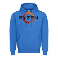 True Royal ryzen free world Zipper Hoodie - linhVisuals
