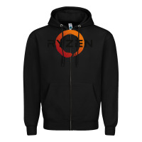 Black ryzen free world Zipper Hoodie - linhVisuals