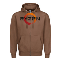 Chestnut ryzen free world Zipper Hoodie - linhVisuals