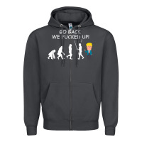 Smoke go back we fucked up funny anti trump 2020 election apparel t shirt Zipper Hoodie - linhVisuals
