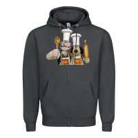 Smoke Wallace Gourmeat Zipper Hoodie - linhVisuals