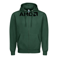 Sports Green ryzen amd wine Zipper Hoodie - linhVisuals