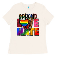 Bone spread love not hate Ladies Tee - FaDigitalArtStudio