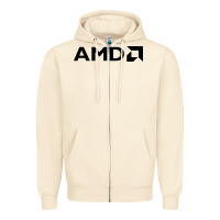 Sandshell ryzen amd wine Zipper Hoodie - linhVisuals