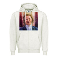 Oatmeal Heather andre rieu violinist smile Zipper Hoodie - linhVisuals