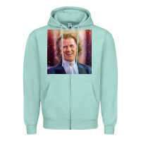 Seafoam andre rieu violinist smile Zipper Hoodie - linhVisuals