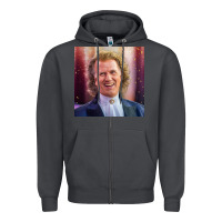 Smoke andre rieu violinist smile Zipper Hoodie - linhVisuals