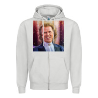Andre Rieu Violinist Smile Zipper Hoodie | Teevron