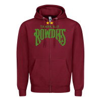 Burgundy tampa bay rowdies Zipper Hoodie - linhVisuals