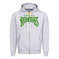 Heather Grey tampa bay rowdies Zipper Hoodie - linhVisuals