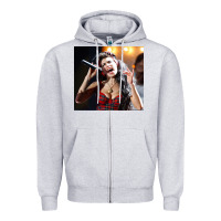 Heather Grey amy winehouse's hologram will tour Zipper Hoodie - linhVisuals