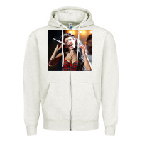 Oatmeal Heather amy winehouse's hologram will tour Zipper Hoodie - linhVisuals