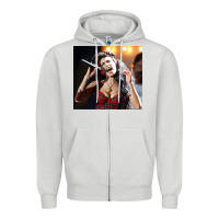 Dove Grey amy winehouse's hologram will tour Zipper Hoodie - linhVisuals