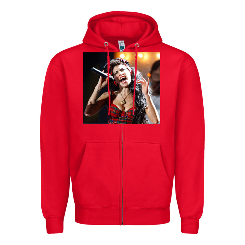 Amy Winehouse's Hologram Will Tour Zipper Hoodie by linhVisuals | Teevron