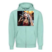 Seafoam amy winehouse's hologram will tour Zipper Hoodie - linhVisuals