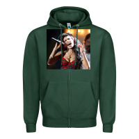 Sports Green amy winehouse's hologram will tour Zipper Hoodie - linhVisuals