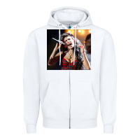 White amy winehouse's hologram will tour Zipper Hoodie - linhVisuals