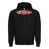 Black new beverly cinema Zipper Hoodie - linhVisuals