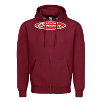 Burgundy new beverly cinema Zipper Hoodie - linhVisuals