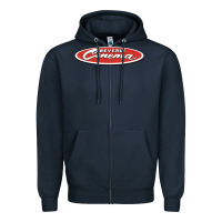 Navy new beverly cinema Zipper Hoodie - linhVisuals
