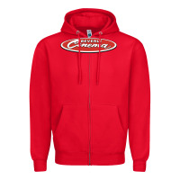 Red new beverly cinema Zipper Hoodie - linhVisuals