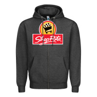 Charcoal Heather shoprite Zipper Hoodie - linhVisuals