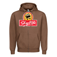 Chestnut shoprite Zipper Hoodie - linhVisuals