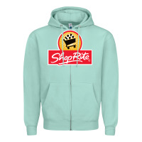 Seafoam shoprite Zipper Hoodie - linhVisuals