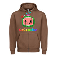 Chestnut cocomelon Zipper Hoodie - linhVisuals