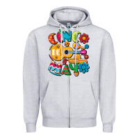 Heather Grey cinco de mayo mexican fiesta 5 de mayo t shirt Zipper Hoodie - linhVisuals