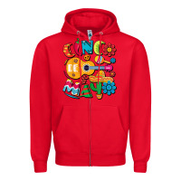 Red cinco de mayo mexican fiesta 5 de mayo t shirt Zipper Hoodie - linhVisuals