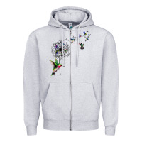 Bird Hummingbird Dandelion Flowers Shirt For Women Men T Shirt Zipper Hoodie | Teevron