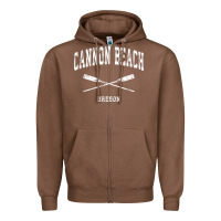 Chestnut cannon beach oregon vintage nautical crossed oars t shirt Zipper Hoodie - linhVisuals