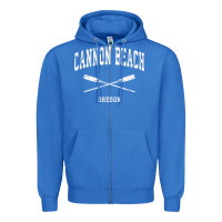 True Royal cannon beach oregon vintage nautical crossed oars t shirt Zipper Hoodie - linhVisuals