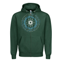 Sports Green cardano ada crypto cryptocurrency t shirt Zipper Hoodie - linhVisuals