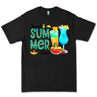 Black sweet summer time pineapple Premium Tee - CowCowDesign