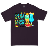 Plum sweet summer time pineapple Premium Tee - CowCowDesign