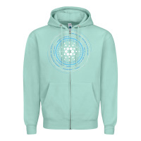 Seafoam cardano ada crypto cryptocurrency t shirt Zipper Hoodie - linhVisuals