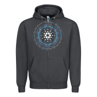 Smoke cardano ada crypto cryptocurrency t shirt Zipper Hoodie - linhVisuals