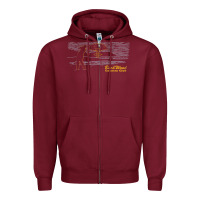 Burgundy caddyshack bushwood country club explosion t shirt Zipper Hoodie - linhVisuals