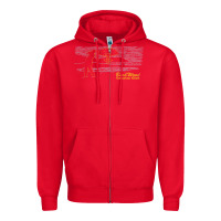 Red caddyshack bushwood country club explosion t shirt Zipper Hoodie - linhVisuals