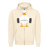 Sandshell duck deadlift design   weight lifting gym workout tank top Zipper Hoodie - linhVisuals