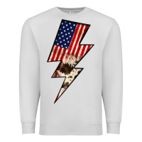 Dove Grey Lightning Bolt Premium Sweatshirt - JahusDesignShop